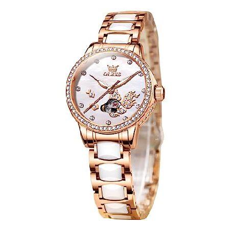 【並行輸入品】 OLEVS Women's Rose Gold Automatic Watches ...