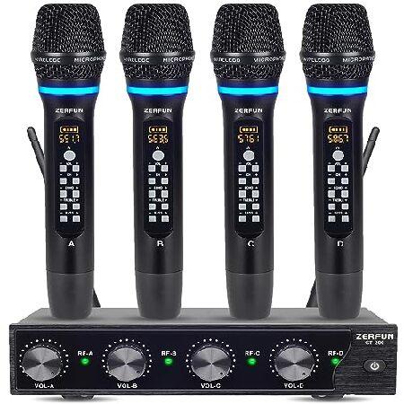 ZERFUN GT-200 Rechargeable Wireless Microphone Sys...