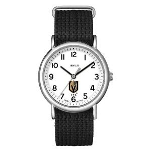 Timex ユニ ウィークエンダー 38mm 腕時計 - ベガスゴールデンナイツ スリップスルーシン...