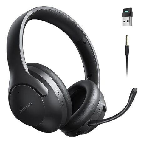 Picun Wireless Gaming Headsets with Active Noise C...