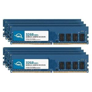 【並行輸入品】 OWC 256GB (8x32GB) DDR4 3200MHz PC4-25600 CL22 2RX8 ECC アンバッファード UDIMM 1.2V 288ピン ワークステーションサーバー メモリー RAM