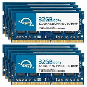 【並行輸入品】 OWC 256GB (8x32GB) DDR4 3200MHz PC4-25600 CL22 2RX8 ECC SO-DIMM 1.2V 260ピン メモリ RAM