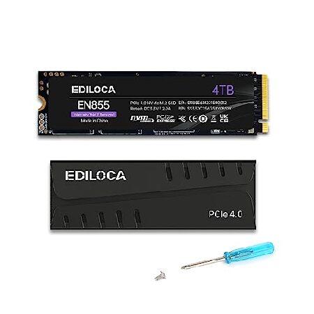 【並行輸入品】 Ediloca EN855 内蔵ゲーミングSSD ヒートシンク付き 4TB PCIe...