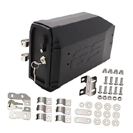 【並行輸入品】 Shkalacar オートバイツールボックス、防水サイドボックステールツールボックス...