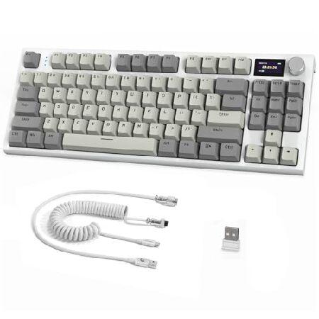 【並行輸入品】 ATTACK SHARK K86 トリプルモードメカニカルキーボード ホットスワップ...