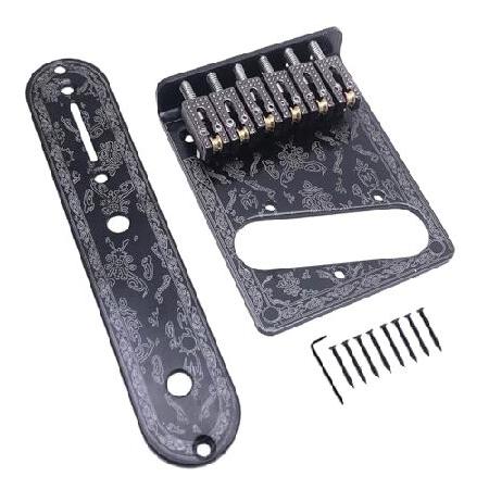 【並行輸入品】 TUOREN 6弦テレキャスターブリッジプレート 3ウェイスイッチコントロールプレー...
