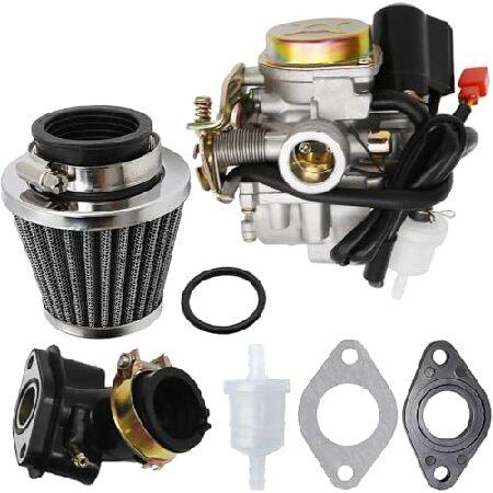 【並行輸入品】 139QMB 50cc キャブレターキット GY6 49cc 4ストロークスクーター...