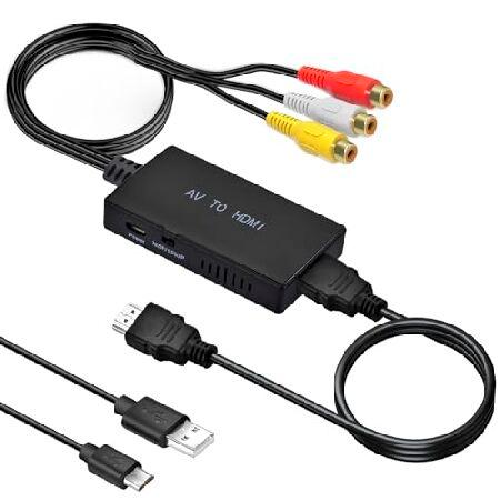 【並行輸入品】 HDMI to AV変換用HDMI to RCA変換1080pテレビ、pc、ノートパ...