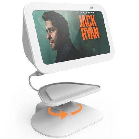 【並行輸入品】 Echo Show 5 (第3世代) 用充電スタンド - 調節可能なスタンド USB...