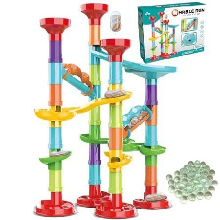 【並行輸入品】 ailixinda 50 PCS Marble Run Premium Set,ST...