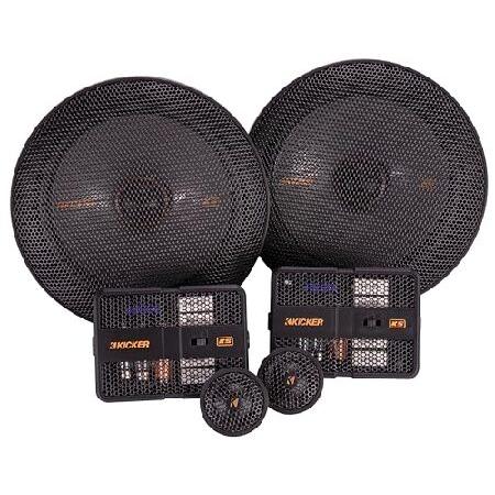 【並行輸入品】 KICKER 51KSS6704 コンポーネントスピーカーシステム | 2ウェイデザ...
