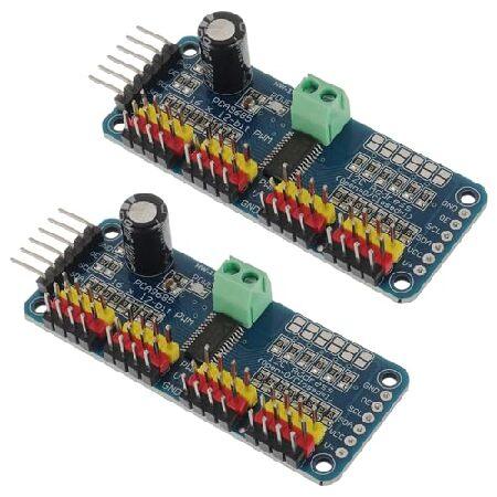 【並行輸入品】 HUAREW PCA9685 16チャンネル PWM サーボドライバーボード 12ビ...