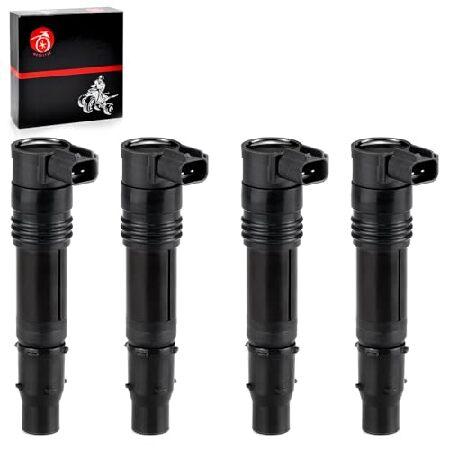 【並行輸入品】 Ignition Coils 4PCS for Kawasaki ZX1400 ZX...