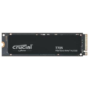 【並行輸入品】 New 2024 Crucial T705 4TB PCIe Gen5 NVMe M.2 SSD - Up to 14,100 MB/s - Game Ready - Internal Solid State Drive (PC) - +1mo Adobe CC - C