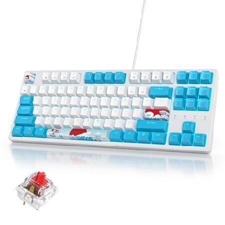 【並行輸入品】 iRoboosta 75%メカニカルゲーミングキーボード レッドスイッチ付き RGB...