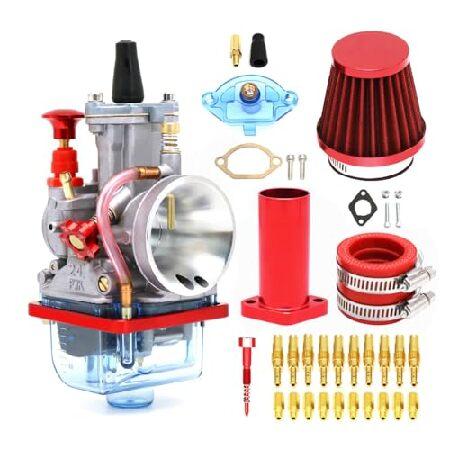 【並行輸入品】 YWLUWEI PWK 24mm キャブレターキット 50cc~100cc 2T 4...