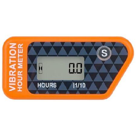 【並行輸入品】 NinE-ROnG LCDデジタルアワーメーターゲージ振動作動、防水設計、すべての振...