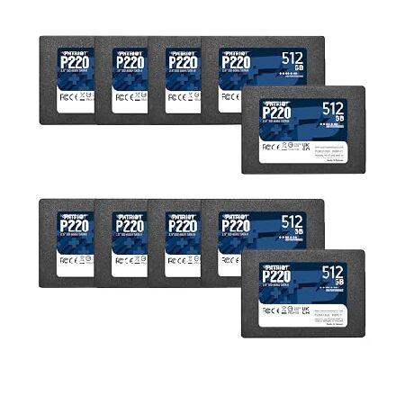 【並行輸入品】 Patriot P220 512GB Internal SSD - SATA 3 2...