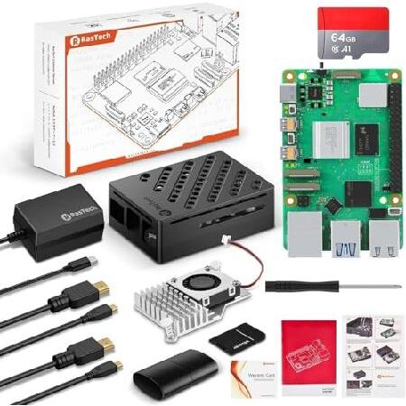 【並行輸入品】 RasTech Raspberry Pi 5 8GB Kit 64GB Editio...