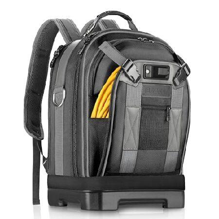 【並行輸入品】 FUZVOL 高耐久ツールバックパック, グレー(携帯電話ホルダー付き), X-La...