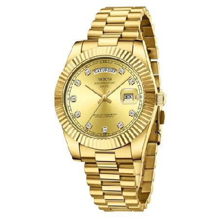 【並行輸入品】 NIBOSI Men Watches Analog Quartz Stainless...
