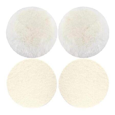 【並行輸入品】 ??????? 4 Pcs 5" Wool Polishing Pads, Soft...