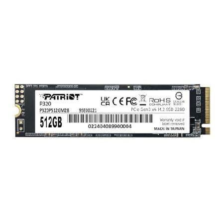 【並行輸入品】 Patriot P320 512GB Internal SSD - NVMe PCI...