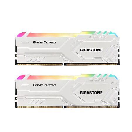 【並行輸入品】 発光型 DDR5 GIGASTONE Game TURBO 32GBx4枚 (128...