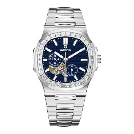 【並行輸入品】 GLENAW Automatic Open Heart Watch for Men ...