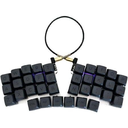 【並行輸入品】 Hardtochooseone スプリットエルゴノミクスメカニカルキーボード QMK...