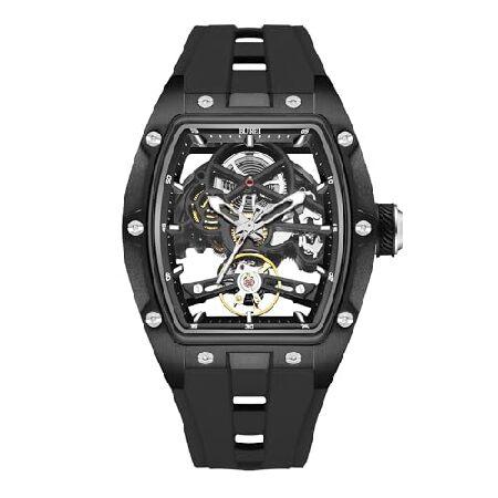 【並行輸入品】 BUREI Men's Automatic Watch Skeleton Water...