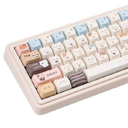 【並行輸入品】 COOMICKEY 140キーPBTキーキャップセット MAOプロファイルキーキャッ...