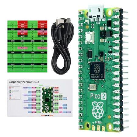 【並行輸入品】 Freenove Raspberry Pi Pico 2 ボード プレサルダードヘッ...