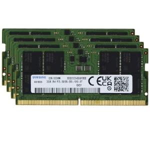 【並行輸入品】 工場オリジナル 128GB (4x32GB) MSI CreatorPro X18 HX A14V、A14VKSG、A14VMGワークステーション ノートパソコン DDR5 5600MHz PC5-44800