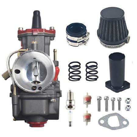 【並行輸入品】 PWK 28mm キャブレター エアフィルターマニホールドキット プレデター用 21...