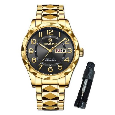 【並行輸入品】 BINBOND Watch for Men Luxury Dress Analog ...