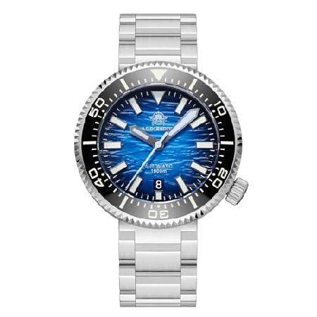 【並行輸入品】 ADDIESDIVE 自動ダイブウォッチ 1000M 防水 ヘリウム エスケープバル...