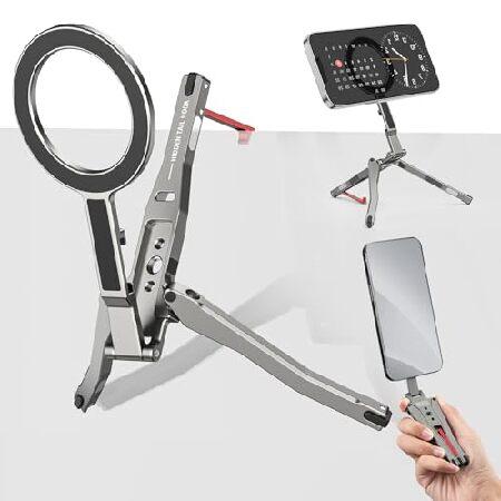 【並行輸入品】 Magnetic Pocket Phone Tripod Foldable with...