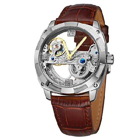 【並行輸入品】 FORSINING Men's Automatic Mechanical Skele...