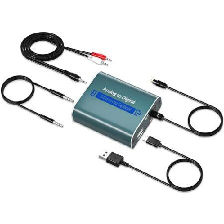 【並行輸入品】 Analog to Digital Audio Converter with Cab...