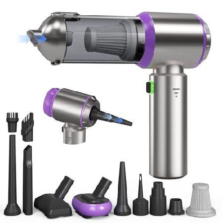 【並行輸入品】 Car Vacuum Portable Cordless, 22000PA High...