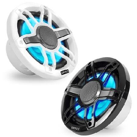 【並行輸入品】 NVX(R) MVSP65 プレミアム 6.5インチ 2ウェイマリン同軸スピーカー、...