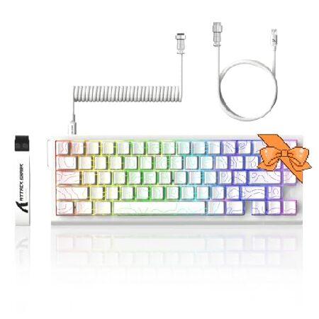 【並行輸入品】 ATTACK SHARK (アタックシャーク) X68 HE 60% 有線ゲーミング...