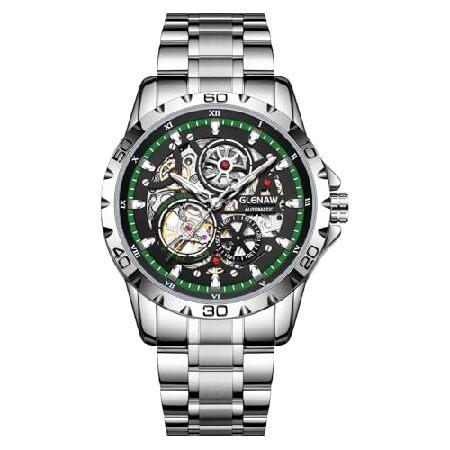 【並行輸入品】 GLENAW Skeleton Automatic Watches for Men ...