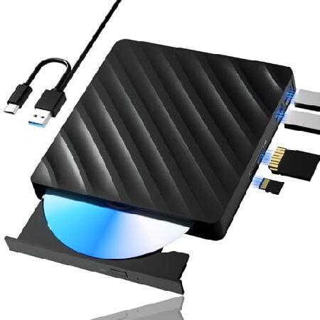 【並行輸入品】 5 in 1 外付けブルーレイドライブ ポータブルブルーレーヤー USB 3.0 T...