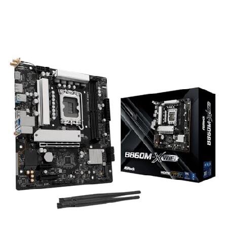【並行輸入品】 ASRock B860M X WiFi 6E DDR5 最大9066+(OC) MH...