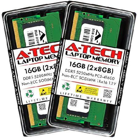 【並行輸入品】 A-Tech 16GB キット (2x8GB) DDR5 5200MHz PC5-4...