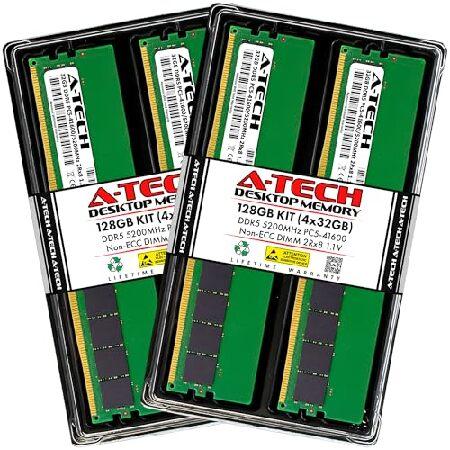 【並行輸入品】 A-Tech 128GB キット (4x32GB) DDR5 5200MHz PC5...