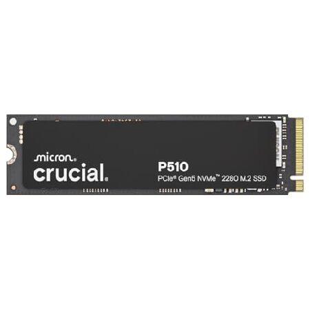 【並行輸入品】 Crucial P510 2TB Gen5 NVMe SSD 最大10,000MB/...