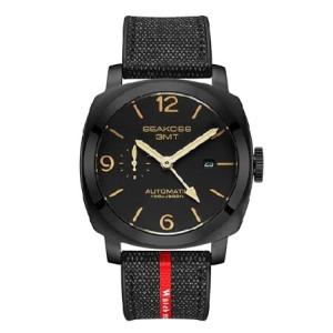 並行輸入品】 PINDU 自動巻き腕時計 メンズ スクエアダイヤモンド